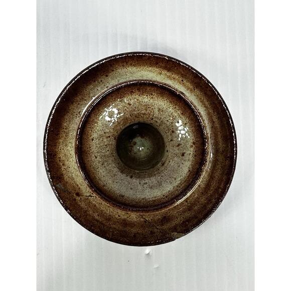 VINTAGE MERRITT ISLAND STUDIO ART POTTERY CANDLESTICK CANDLE HOLDERS HANDMADE - Picture 5 of 12